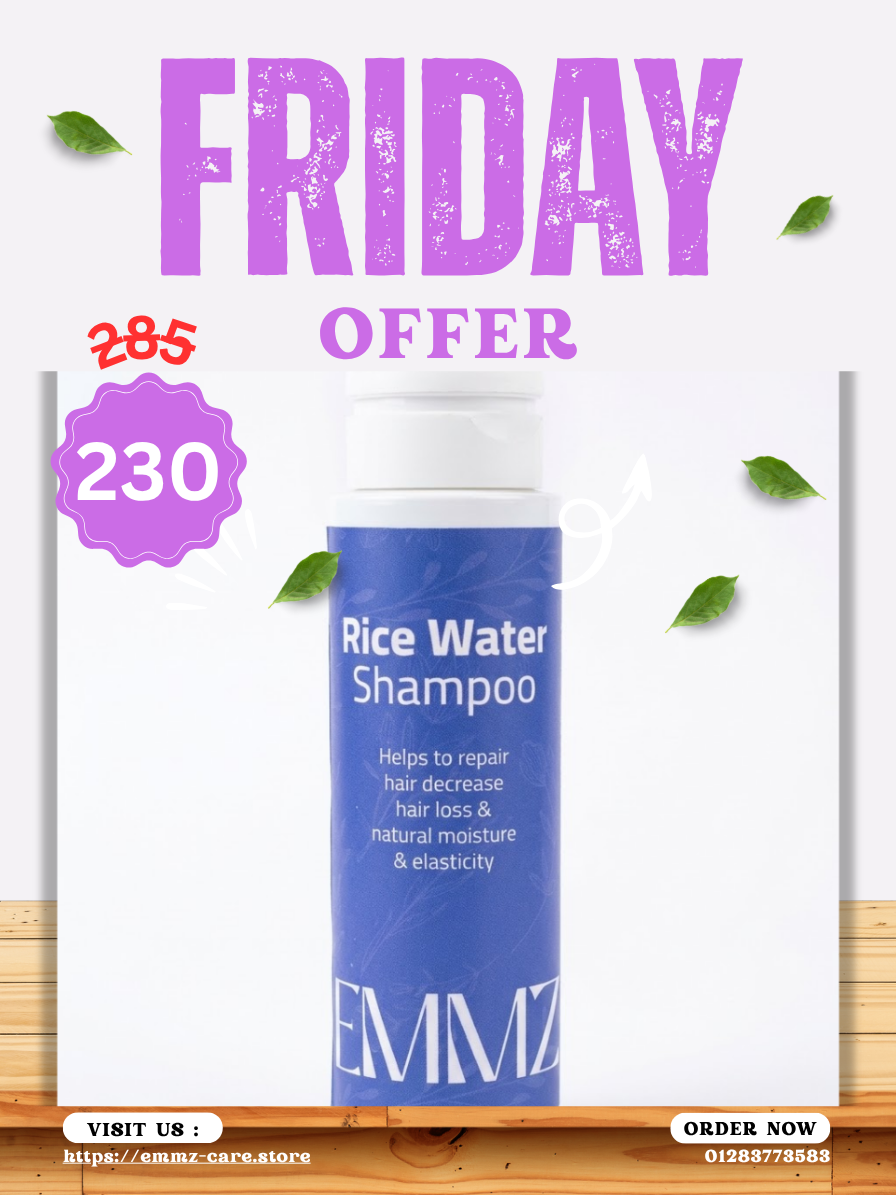 ‏Rice Water & Aloe Vera Shampoo